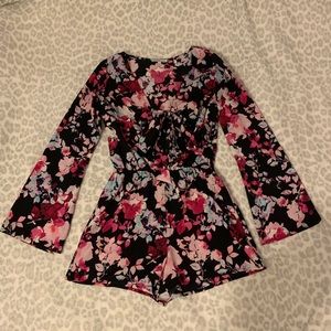 XS floral romper